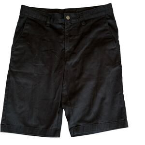 Volcom Mens Shorts Size 31 Black Chino Style Summer Casual Skater Resort Classic